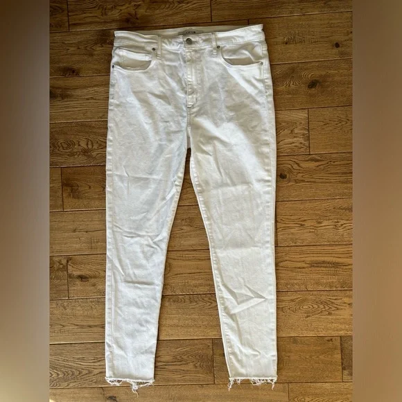 Joe’s Jeans White High Risk Skinny Ankle size 32 - Picture 3 of 12